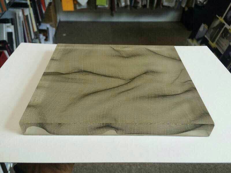 树脂夹绢，夹绢亚克力 -厚度25mm